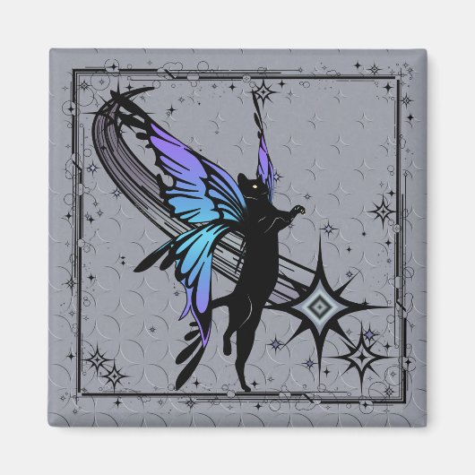 Cosmic Cat Star Magneet (Voorkant)