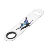 Cosmic Cat Star Speed Flessenopener (Achterkant Gekanteld)