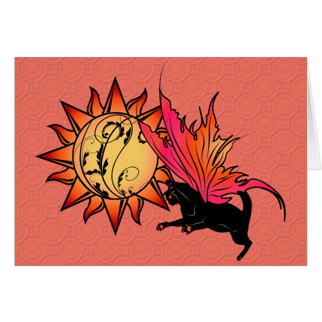 Cosmic Cat Sun (Voorkant Horizontaal)