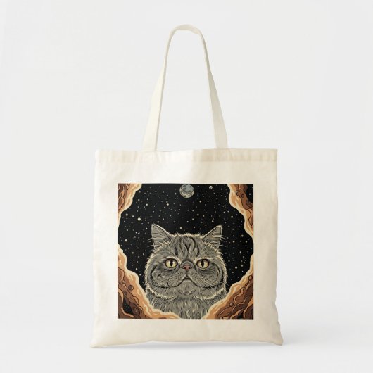 Cosmic Cat Tote Bag