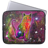 Cosmic Cat Zeta Electronics Bag Laptop Sleeve (Voorkant)