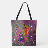 Cosmic Cat Zeta Tote Bag (Voorkant)