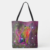 Cosmic Cat Zeta Tote Bag (Achterkant)