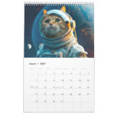 Cosmic Cats - 2026 Space Explorer Calendar Kalender (Mar 2027)