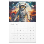 Cosmic Cats - 2026 Space Explorer Calendar Kalender (Jan 2027)