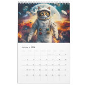 Cosmic Cats - 2026 Space Explorer Calendar Kalender (Jan 2026)