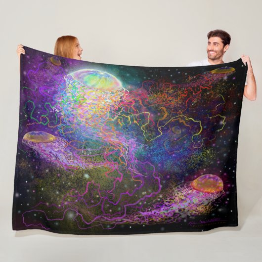 Cosmic Celebration Fleece Blanket Deken (In situ)