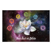 *~* Cosmic Celestial Chakra Cosmos Art Poster (Voorkant)