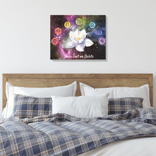 *~* Cosmic Celestial Chakra Cosmos Canvas Afdruk (Insitu (Slaapkamer))