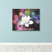 *~* Cosmic Celestial Chakra Cosmos Canvas Afdruk (Insitu (Houten vloer))