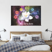*~* Cosmic Celestial Chakra Cosmos Canvas Afdruk (Insitu (Slaapkamer))