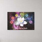 *~* Cosmic Celestial Chakra Cosmos Canvas Afdruk (Voorkant)