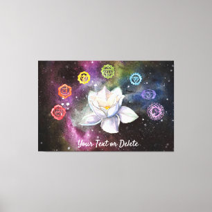 *~* Cosmic Celestial Chakra Cosmos Canvas Afdruk