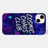 Cosmic Chaos Club Vibrant iPhone Case (Achterkant (horizontaal))