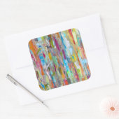 Cosmic Chaos-Stickers Vierkante Sticker (Envelop)
