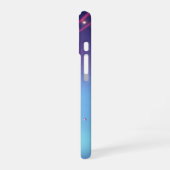 Cosmic Cherry Phone Case - Celestial Light Burst iPhone 16 Hoesje (Linkerkant)