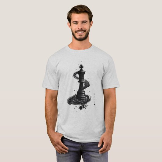 Cosmic Chess King T-shirt (Voorkant volledig)