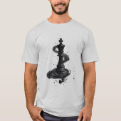 Cosmic Chess King T-shirt (Voorkant)