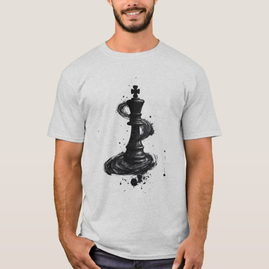 Cosmic Chess King T-shirt (Voorkant)