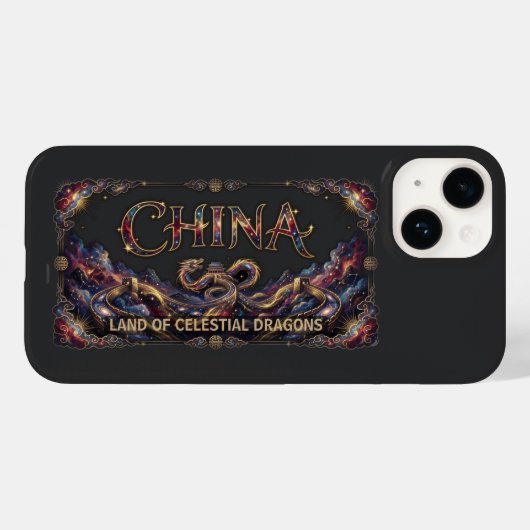 Cosmic China Dragon Great Wall Case-Mate iPhone Case (Achterkant (horizontaal))