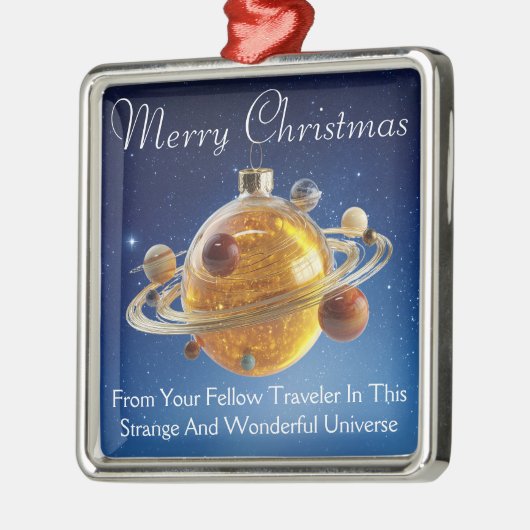 Cosmic Christmas hanging ornament (Links)