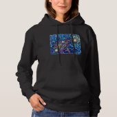 Cosmic Christmas Tree Hoodie (Voorkant)