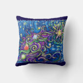 Cosmic Christmas Tree Kussen (Achterkant)