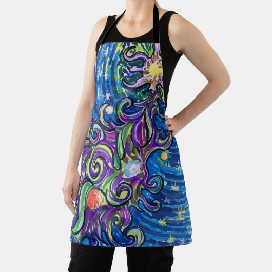 Cosmic Christmas Tree Schort (Insitu)