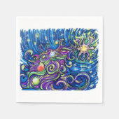 Cosmic Christmas Tree Servet (Voorkant)