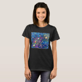 Cosmic Christmas Tree T-shirt (Voorkant volledig)