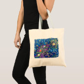 Cosmic Christmas Tree Tote Bag (Voorkant (product))