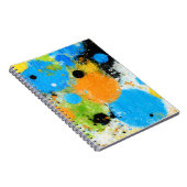 Cosmic Chromatic Splatter: Abstract Orbit Notitieboek (Rechterzijde)