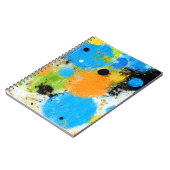 Cosmic Chromatic Splatter: Abstract Orbit Notitieboek (Linkerzijde)