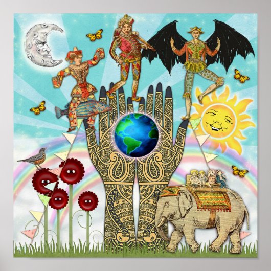 Cosmic Circus Poster (Voorkant)