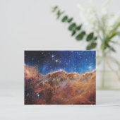Cosmic Cliffs Carina Nebula James Webb Telescope Briefkaart (Staand voorkant)