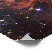 Cosmic Cliffs Carina Nebula James Webb Telescope Poster (Hoek)