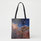 Cosmic Cliffs Carina Nebula James Webb Telescope Tote Bag (Voorkant)
