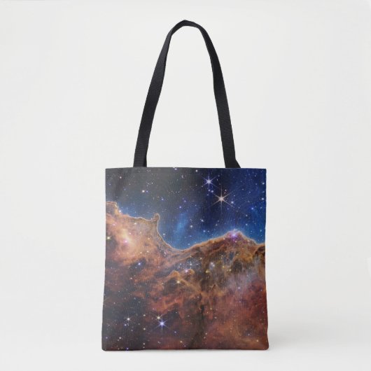 Cosmic Cliffs Carina Nebula James Webb Telescope Tote Bag (Voorkant)