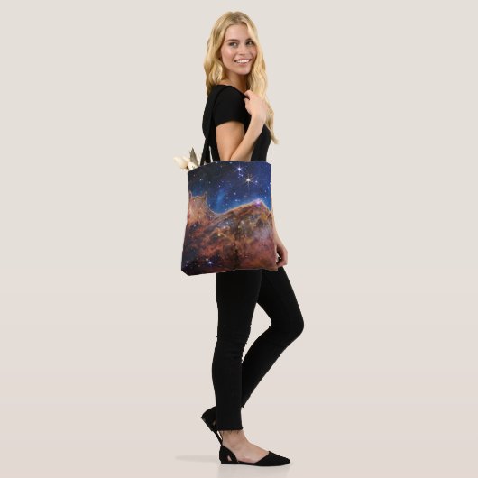 Cosmic Cliffs Carina Nebula James Webb Telescope Tote Bag (Op model)