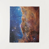 Cosmic Cliffs Carina Nebula James Webb Telescope Wandkleed (Voorkant)