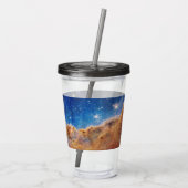 Cosmic Cliffs Carina Nebula Space Webb Telescope Acryl Drinkbeker (Achterkant)