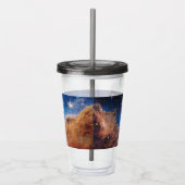 Cosmic Cliffs Carina Nebula Space Webb Telescope Acryl Drinkbeker (Rechts)