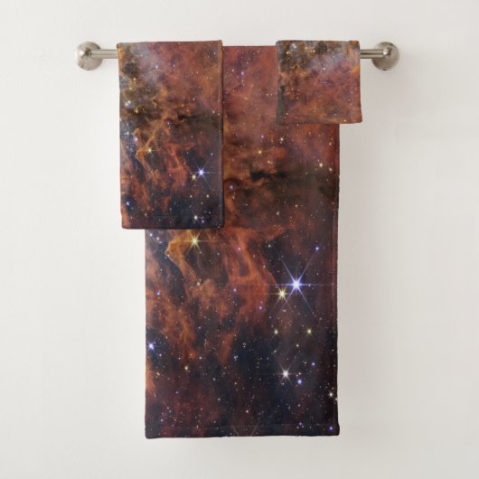 Cosmic Cliffs Carina Nebula Space Webb Telescope Bad Handdoek (Insitu)
