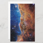 Cosmic Cliffs Carina Nebula Space Webb Telescope Briefpapier (Voorkant / Achterkant)