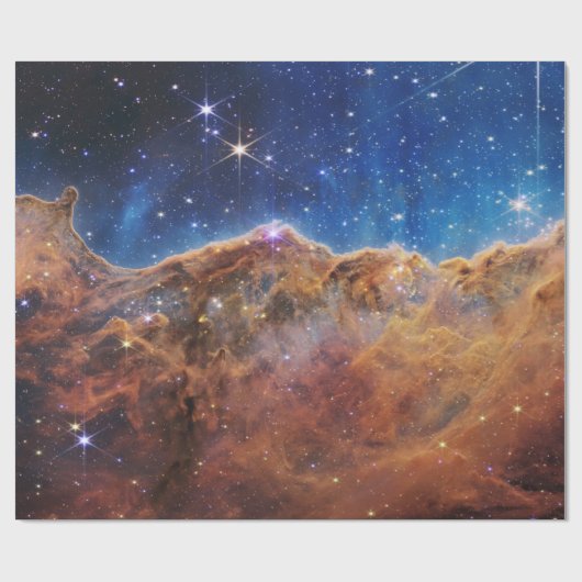 Cosmic Cliffs Carina Nebula Space Webb Telescope Cadeaupapier (Vlak)