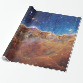 Cosmic Cliffs Carina Nebula Space Webb Telescope Cadeaupapier (Uitgerold)