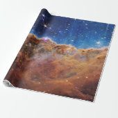 Cosmic Cliffs Carina Nebula Space Webb Telescope Cadeaupapier (Uitgerold)