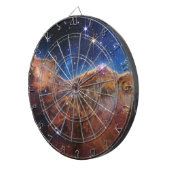 Cosmic Cliffs Carina Nebula Space Webb Telescope Dartbord (Voorkant Rechts)
