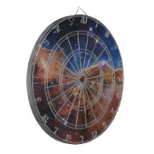 Cosmic Cliffs Carina Nebula Space Webb Telescope Dartbord (Voorkant Links)