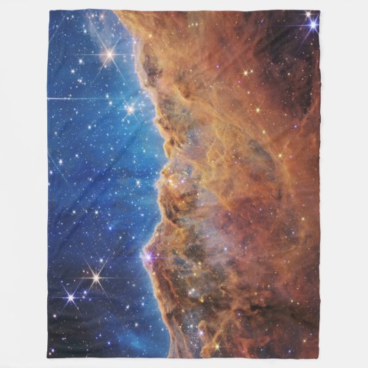 Cosmic Cliffs Carina Nebula Space Webb Telescope Fleece Deken (Voorkant)
